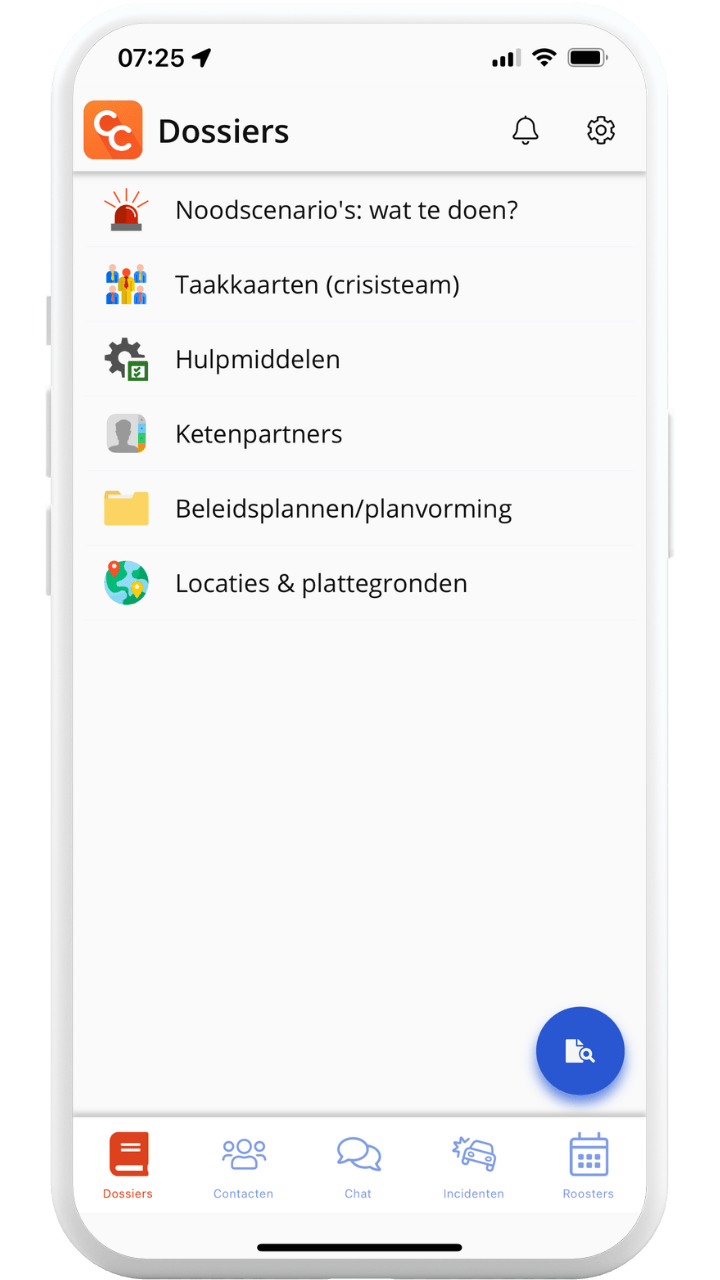 CrisisConnect planvorming